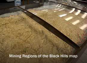 Black Hills Region Mining Map