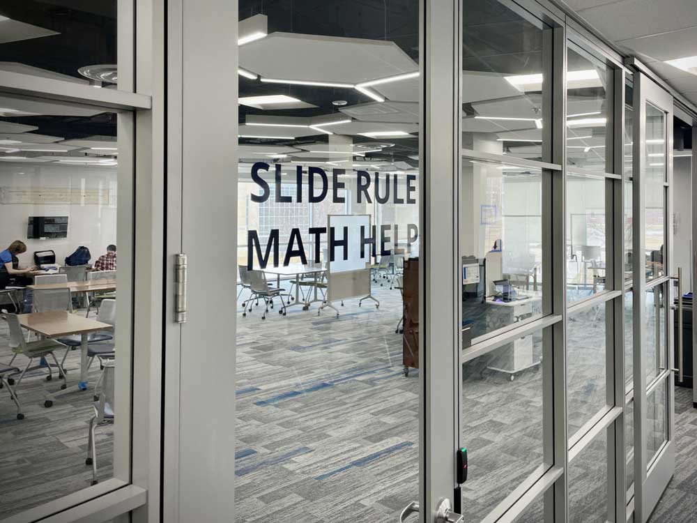 Slide Rule Door