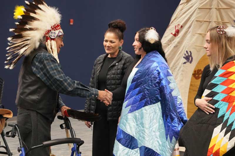 Tiospaye graduates at honoring ceremony