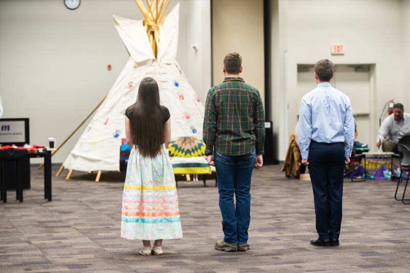 Tiospaye graduates at honoring ceremony