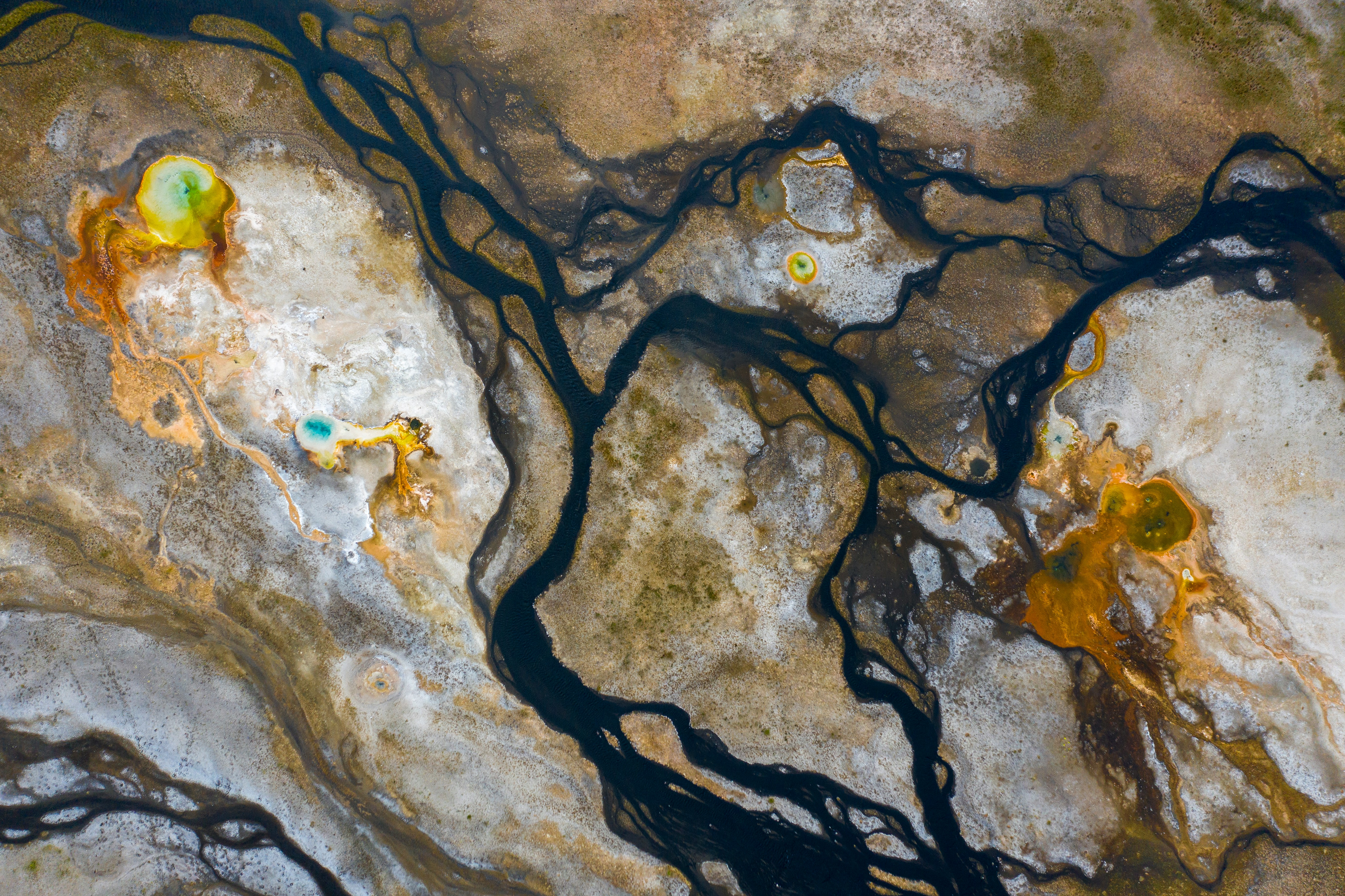 Abstract rock patterns.