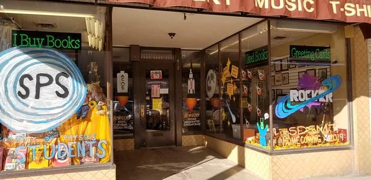 Exterior of SPS merchandise shop.
