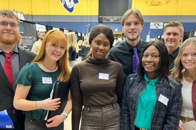 Students at Career Fair