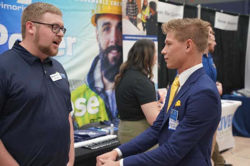 Employeer at Career Fair