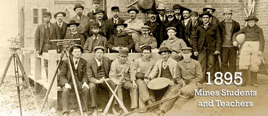 Mines Students and Teachers - 1895