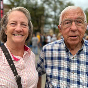 Grandparents Smiling