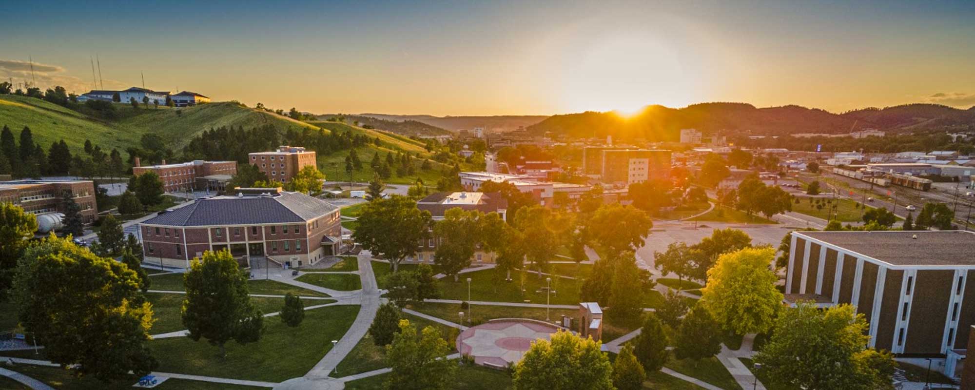 South Dakota Mines Campus Sunset